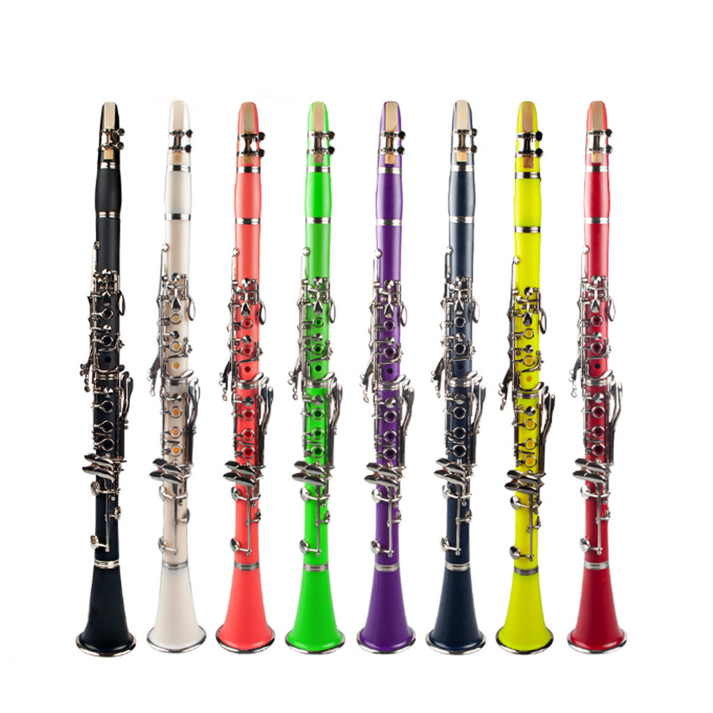 Beginner And Children Cheapest Price Abs Plastic 17Key Bb Key Clarinet