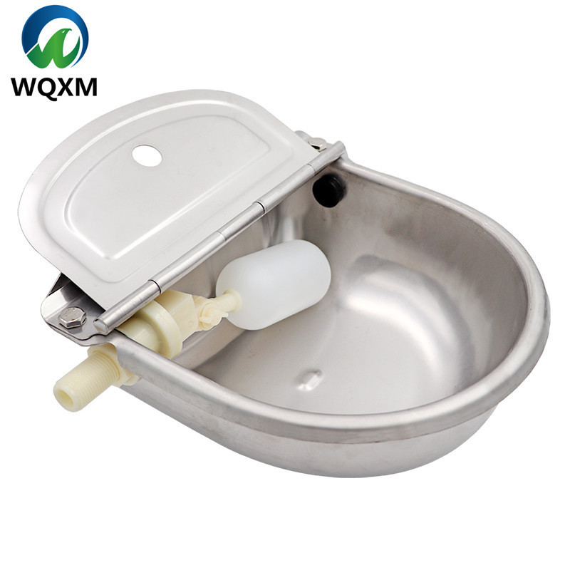 Auto Cow Drinker System Automatic Stainless Steel Cattle Water Bowl Livestock Drinking Trough with Slag Hole