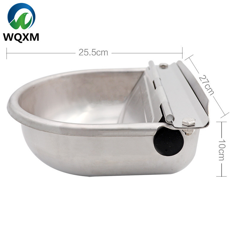 Auto Cow Drinker System Automatic Stainless Steel Cattle Water Bowl Livestock Drinking Trough with Slag Hole