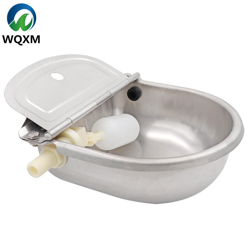 Auto Cow Drinker System Automatic Stainless Steel Cattle Water Bowl Livestock Drinking Trough with Slag Hole