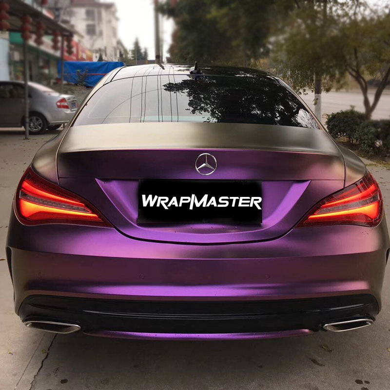 WRAPMASTER 1.52*18m Red Copper Matte Diamond chameleon Car vehicle Wraps Vinyl auto body sticker wrap