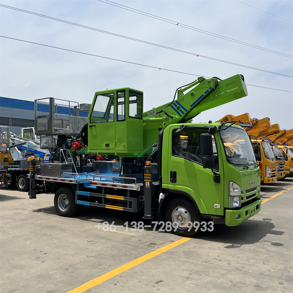 Hot Selling New Isuzu 4X2 Wide-Body Truck 31m Aerial Work Platform with Bucket High-Altitude Operation Vehicle