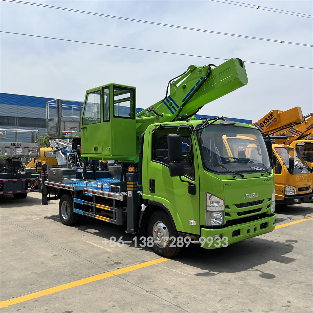 Hot Selling New Isuzu 4X2 Wide-Body Truck 31m Aerial Work Platform with Bucket High-Altitude Operation Vehicle