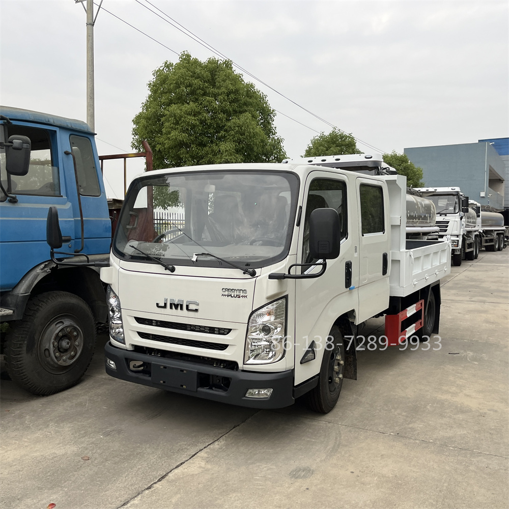 China dump trucks Used 3ton 4x2 6 Wheels 120hp 140hp  JMC dump truck price tipper truck for sale