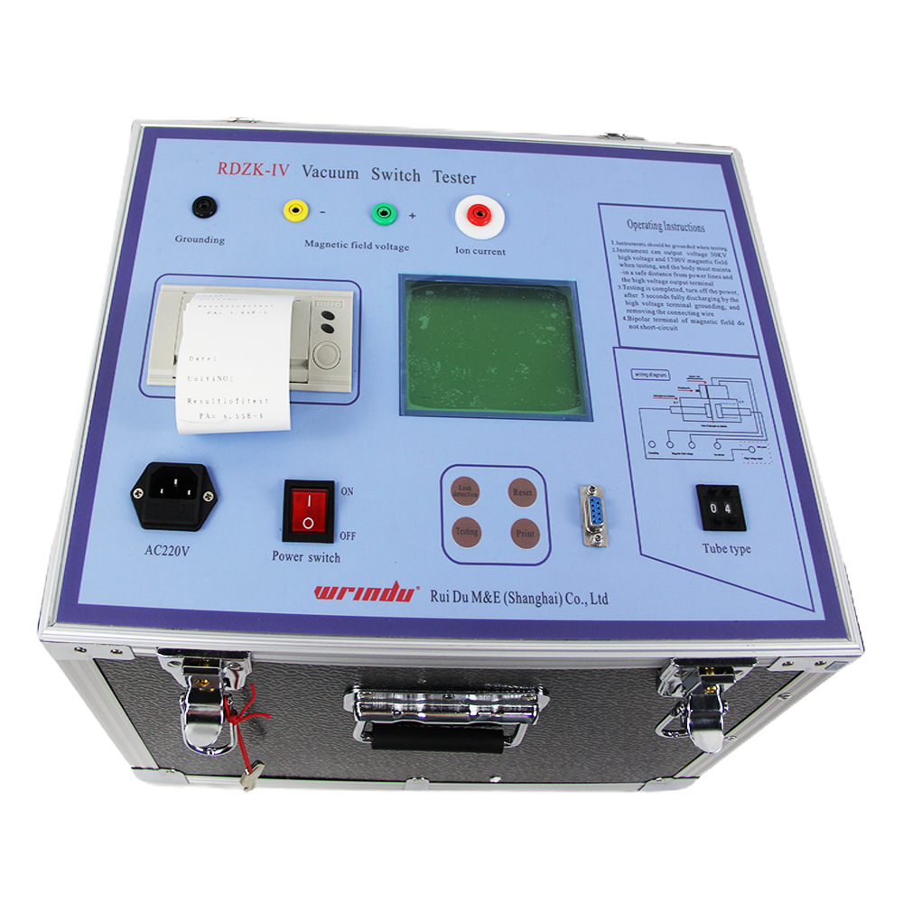 Wrindu RDZK-IV China Manufacturer Vacuum Switch Vacuum Degree Tester Vacuum Circuit Breaker Tester