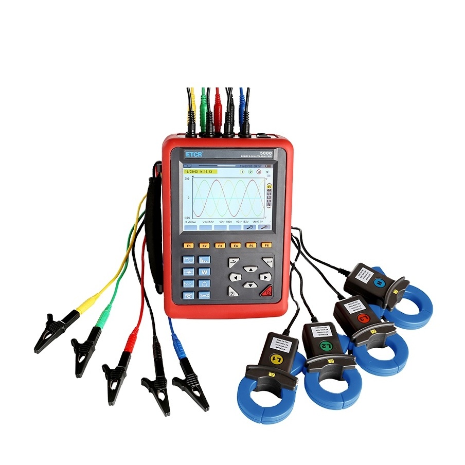 power quality analyzer for electric parameter test and vector analysis