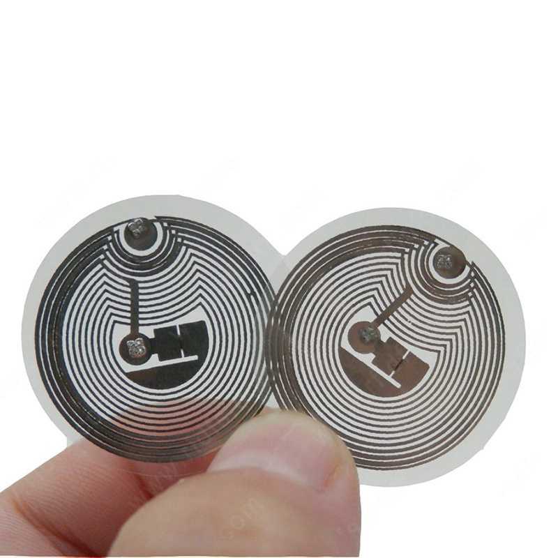 Printable Roll NFC Inlay Round 30mm TAG 213 144Byte ISO14443A RFID tag self Adhesive NFC Sticker