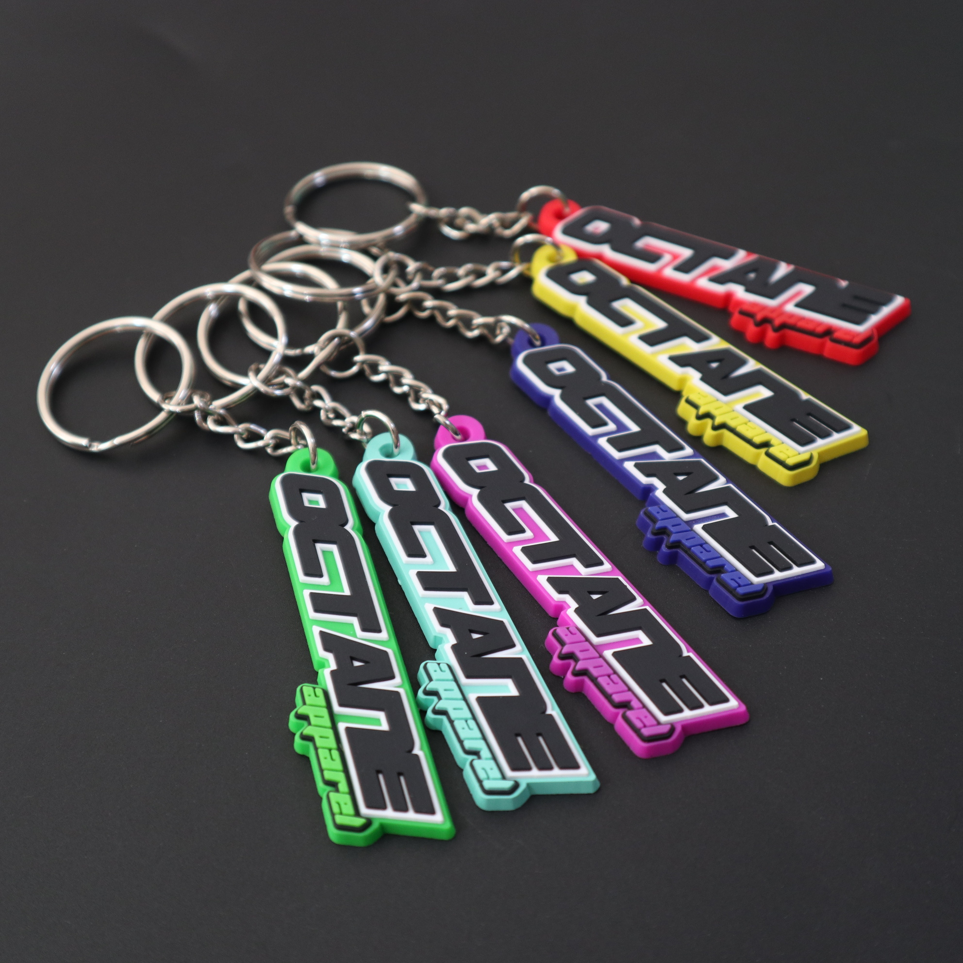 PVC Custom Logo 2d Soft Pvc Plastic Acrylic Keychain Metal gift Anime Rubber Key Chain 3D Silicone Rubber PVC Keychain