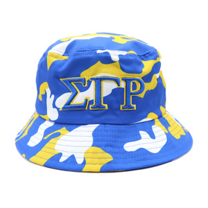 Custom sigma gamma rho Travel Bucket Cap zeta Hat bucket