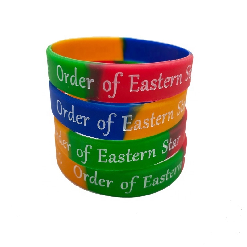 2024 New design OES SISTER wristband custom silicone 8 inch oes silicone bands silicone rubber bracelet