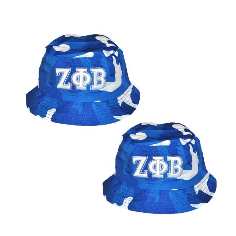 Custom sigma gamma rho Travel Bucket Cap zeta Hat bucket