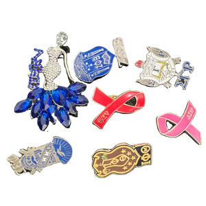 All Groups Sorority Lapel Pin / Divine Nine Legacy Zeta Phi Beta Sorority Brooch / Fraternity Greek Letters Pin for Men