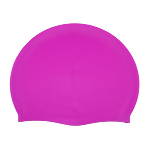 Adult silicone  swimming cap custom logo latex swim cap