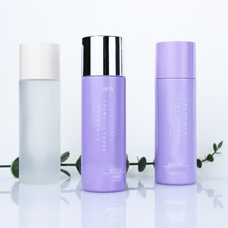 Cosmetic Purple Glass Moisturizing Sunscreen Brightening Antioxidant Hydration Mist Spray Bottles