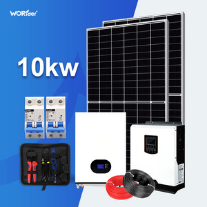 Solar energy system 1KW 3KW 5Kw 10KW 20kw 30kw solar panels with battery and inverter for home