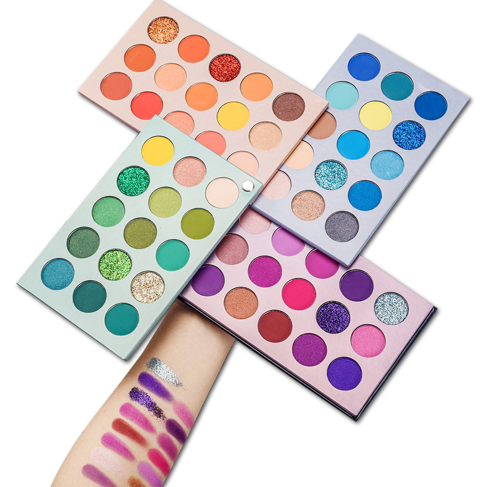 Carnival Beauty Bulk Pressed Christmas Pigment Glazed Eyeshadow Palette