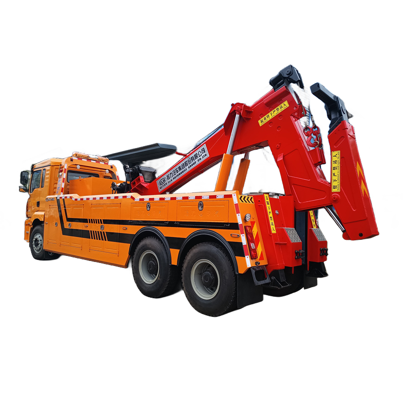 4*2 Tow truck with crane municipal wrecker tow truck for sale 8T 8 ton flatbed tow truck with crane