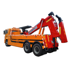 4*2 Tow truck with crane municipal wrecker tow truck for sale 8T 8 ton flatbed tow truck with crane