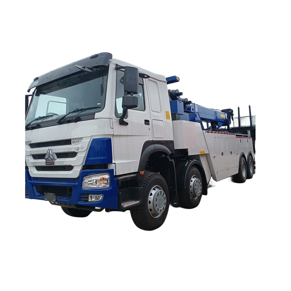 OEM 50tons 60tons 70tons towing wrecker truck with rotator hydraulic lifting crane and towing boom for rescuing job Customized