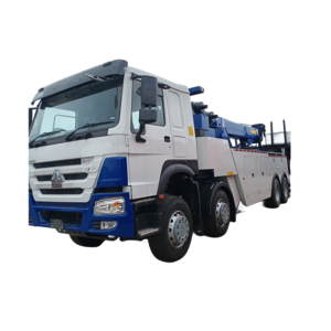 OEM 50tons 60tons 70tons towing wrecker truck with rotator hydraulic lifting crane and towing boom for rescuing job Customized