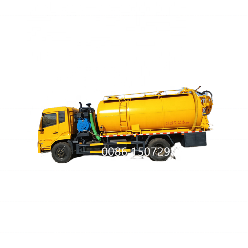 Factory sale heavy duty 4x2 multi-functional cleaning sewage suction truck