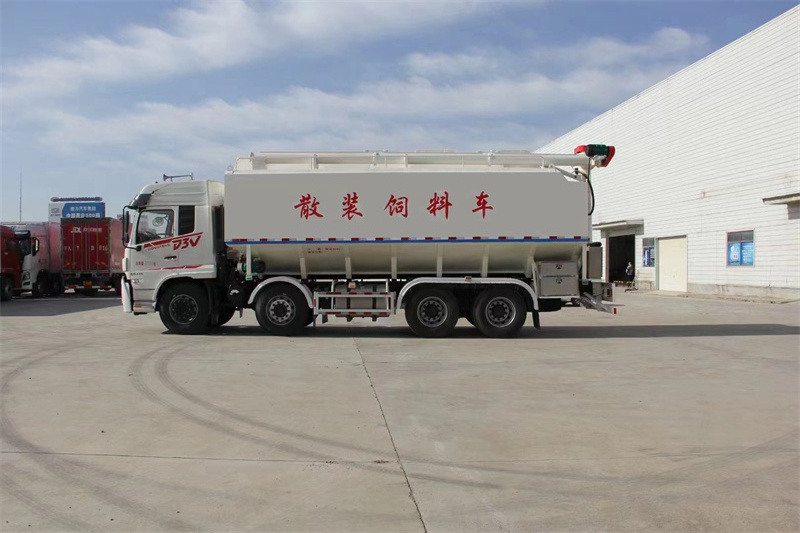 Heavy duty 4X2 Feed Tanker Bulk Grain Delivery Truck Bulk Feed Truck factory