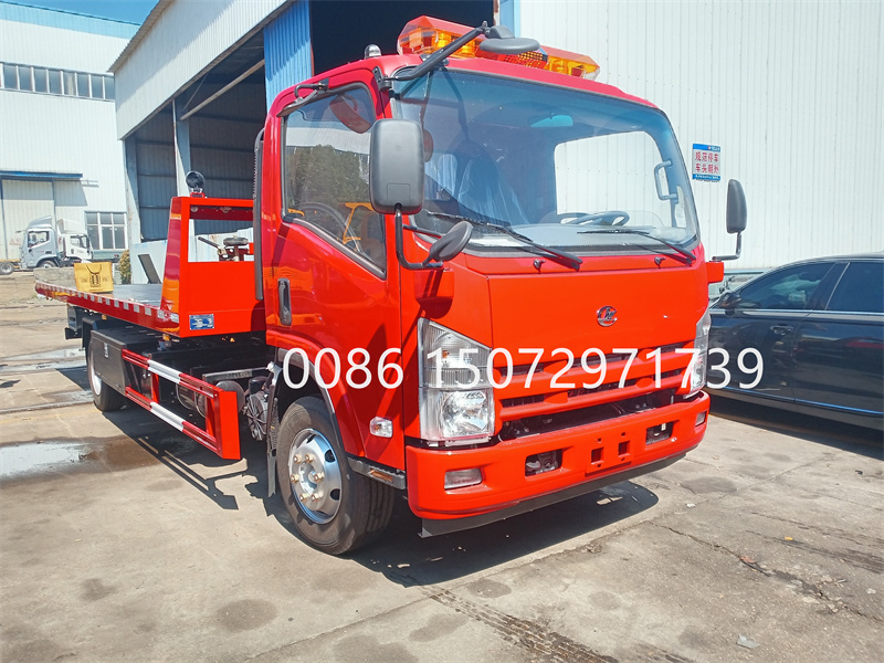 Factory direct supply 4*2 flat bed tow truck wrecker tow truck body wrecker tow truck for sale