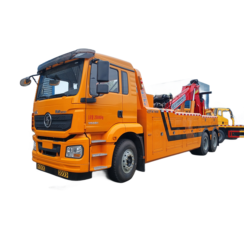 4*2 Tow truck with crane municipal wrecker tow truck for sale 8T 8 ton flatbed tow truck with crane