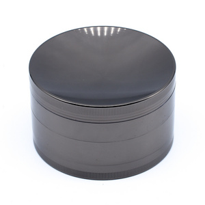 New Big Size 100mm Zinc Herb Grinder Quickly Grinding Dry Tobacco Spice Crusher with Concave Lid