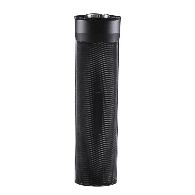 Wholesale Aluminum Large Size Empty Custom Logo Humidor Travel Case Single Cigar Tube With Digital Hygrometer