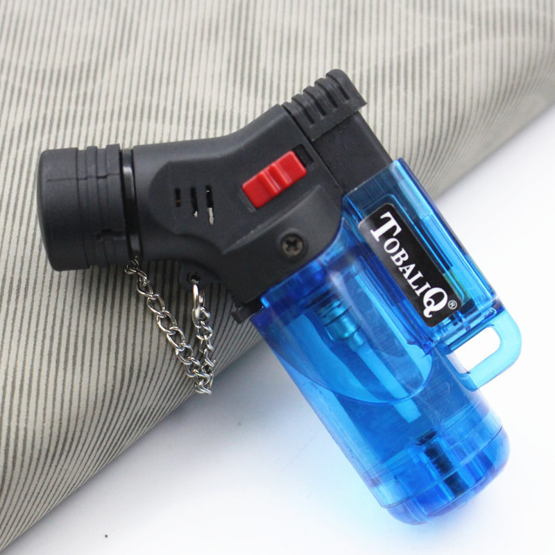 Qianxun New Design Wholesale Torch Lighter Portable Cheap Plastic Refillable Gas Lighter Smoking Accessories