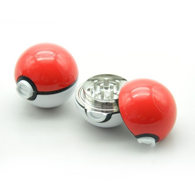 Wholesale Metal Dry Smoking Grinder Accessories Custom Logo Poke Ball Herb Grinder Portable