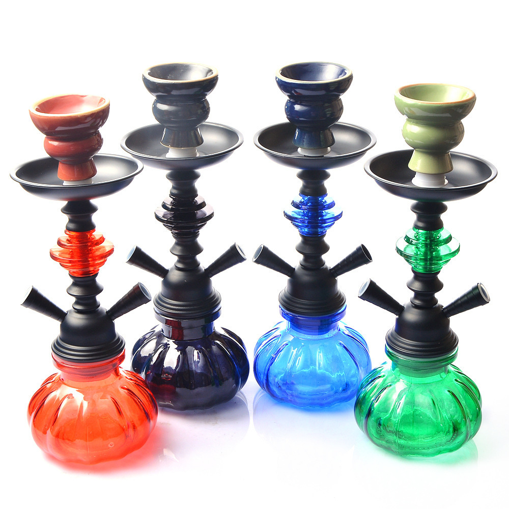 2022 Hookah cheap wholesale nargile shisha wookah smoking shisha mini hookah types glass chicha