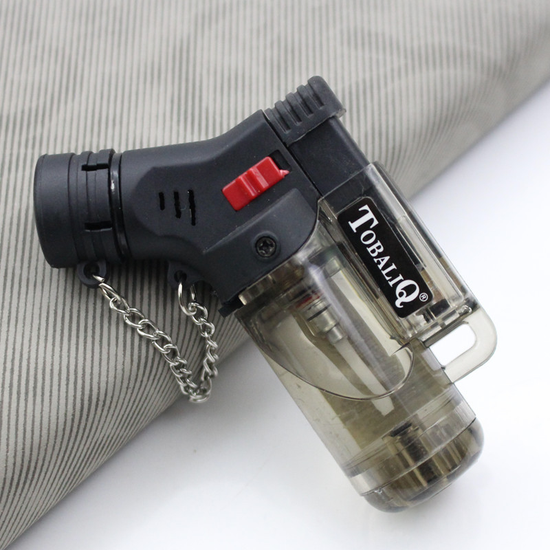 Qianxun New Design Wholesale Torch Lighter Portable Cheap Plastic Refillable Gas Lighter Smoking Accessories