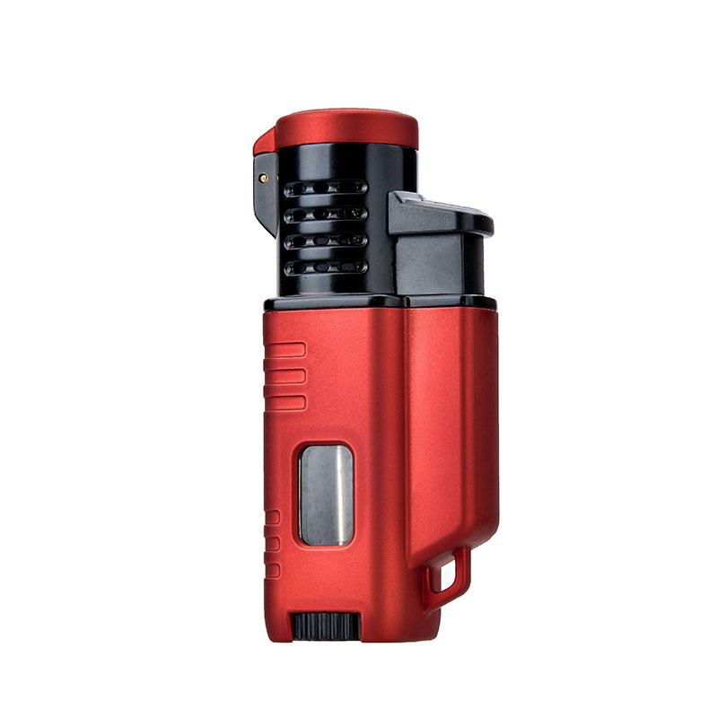 Wholesale Portable Triple Torch Lighter OEM Windproof Gas Refillable Jet Torch Cigarette Cigar Lighter for Multipurpose