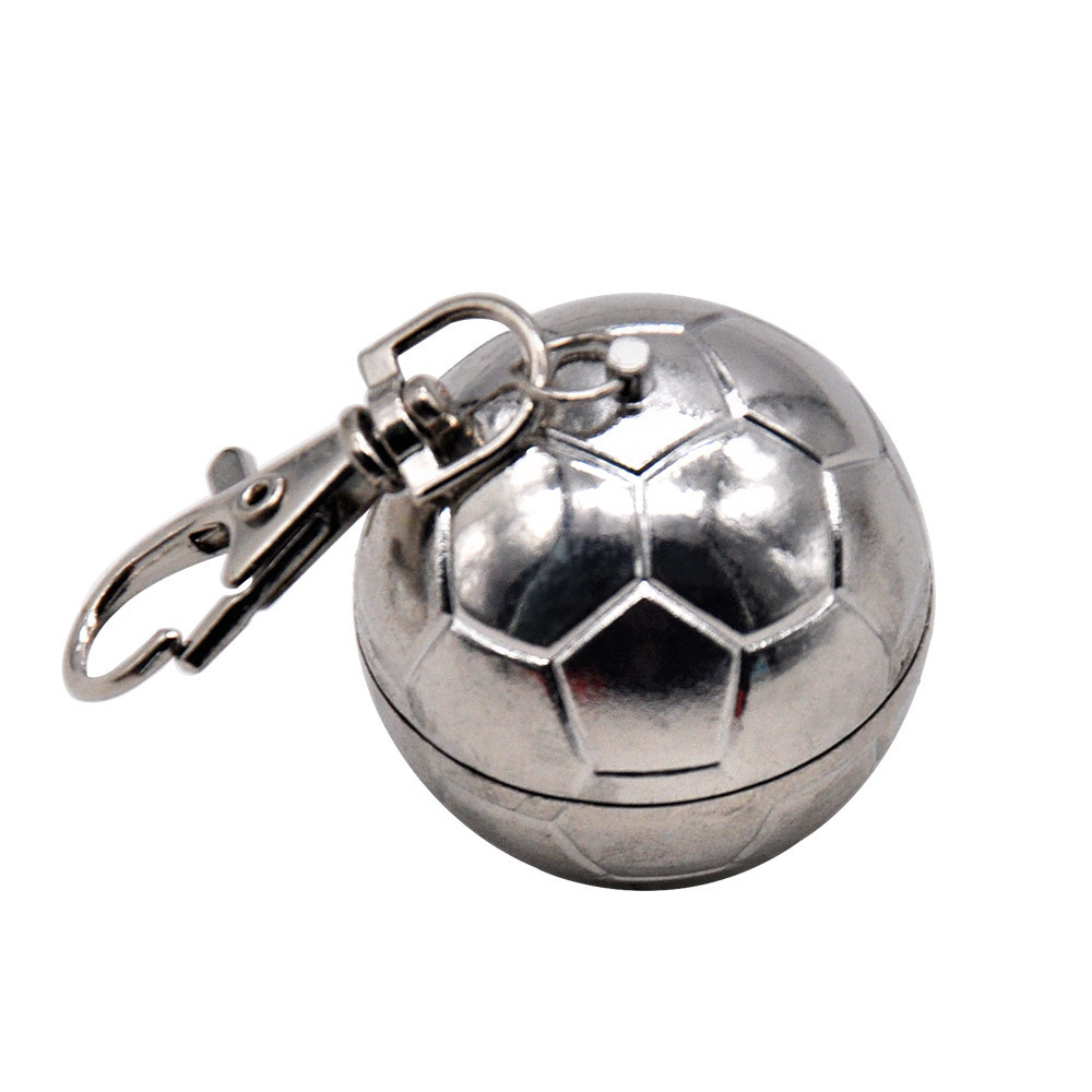 2022 Hot Sell Spice Novelty Keychain Grinder Round-shape Dia 35mm Mini 2 Piece Metal Custom Herb Grinders