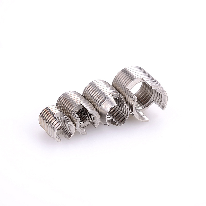 Slotted Self-tapping Bushing 304 Stainless Steel Screw Sleeve Bushing Internal And External Full Thread Nut Self-tapping Sleeve