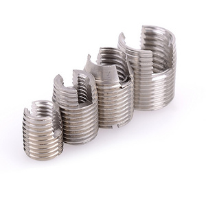 Slotted Self-tapping Bushing 304 Stainless Steel Screw Sleeve Bushing Internal And External Full Thread Nut Self-tapping Sleeve