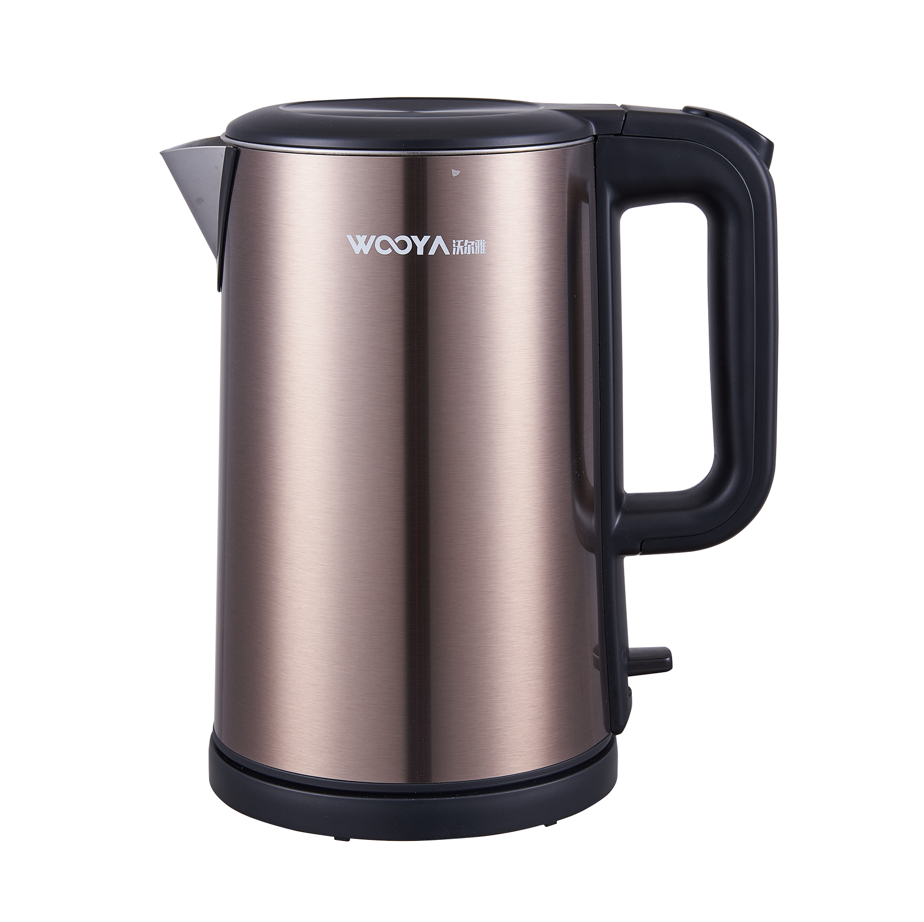 1.8LTR Gold Cordless Electric Kettle Tea Kettles for Sale with Polish Finish Metal Housing