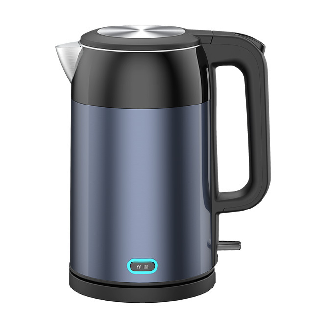 1.7 L capacity stainless steel electric kettle with keep warm function