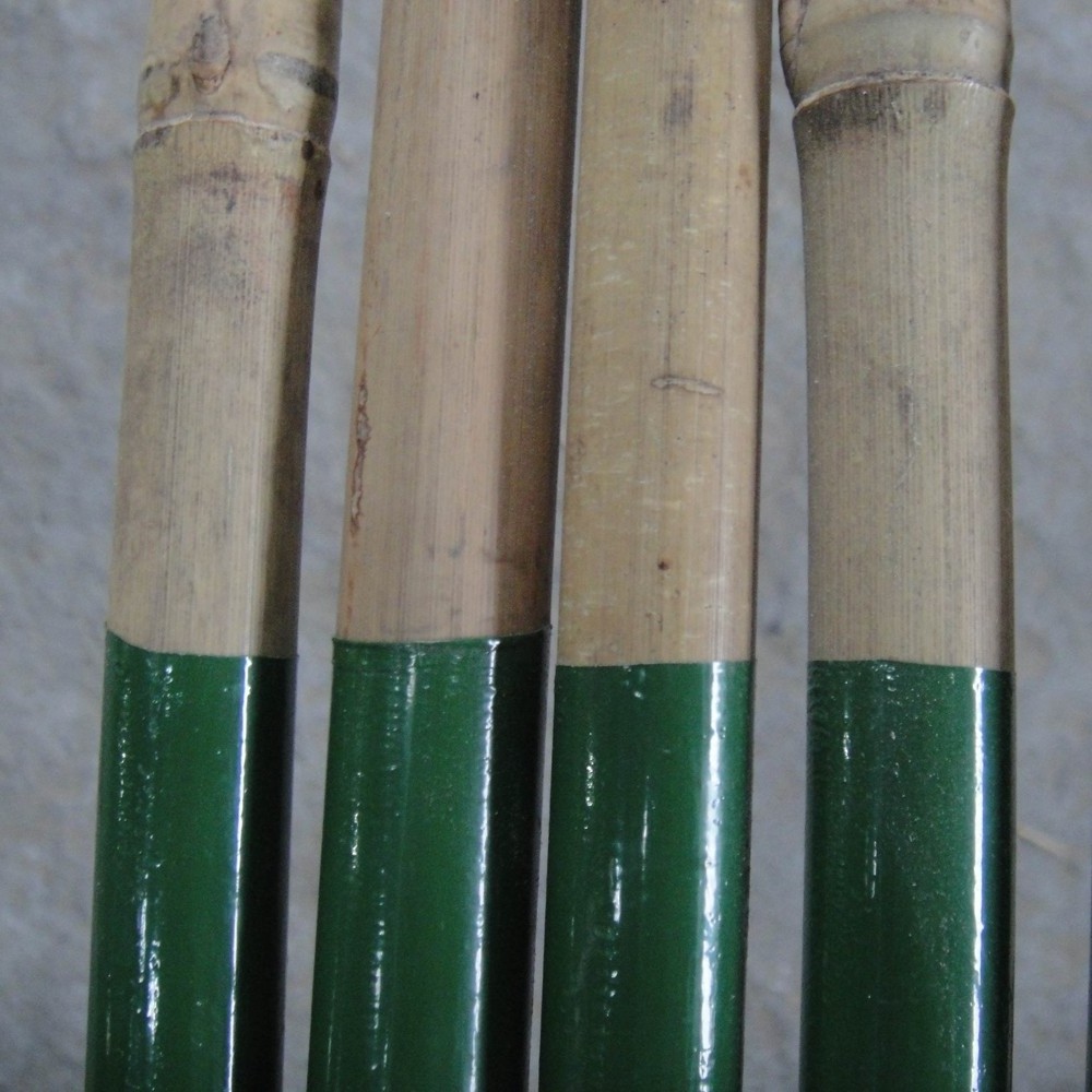 Plastic coated bamboo pole