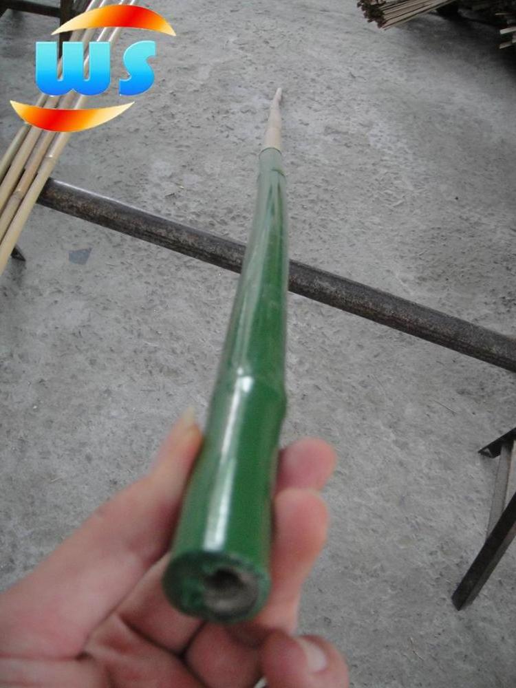 Plastic coated bamboo pole