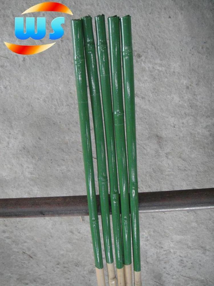 Plastic coated bamboo pole