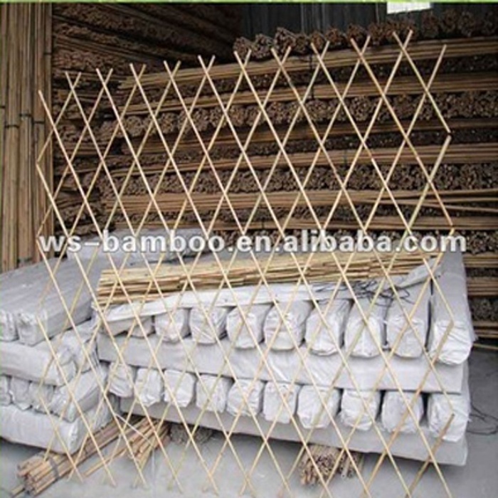 All natural handmade garden rural retractable bamboo fence