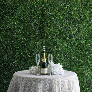 Home Indoor Outdoor Garden Fake Artificial Green Grass Wall Panel Decor Artificial Green Grass Plant Wall Background