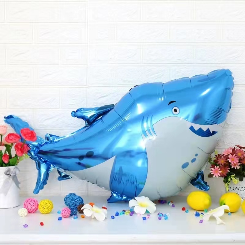 Mini Ocean Animal Balloons Octopus Dolly Fish Inflatable Nylon Foil Balloons For Ocean Theme Birthday Party Decoration Supplies