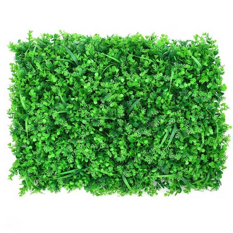 40*60cm Lawn Plastic Hanging Artificial Green Plant Grass Wall For Wall Decoration Artificial Plant Wall Boxwood Panels