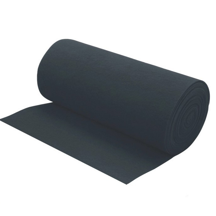 Factory Custom Carbon Fiber Fabric felt Pan Based Carbon Fiber Cloth Soft Graphite Felt for Inert gas furnaces