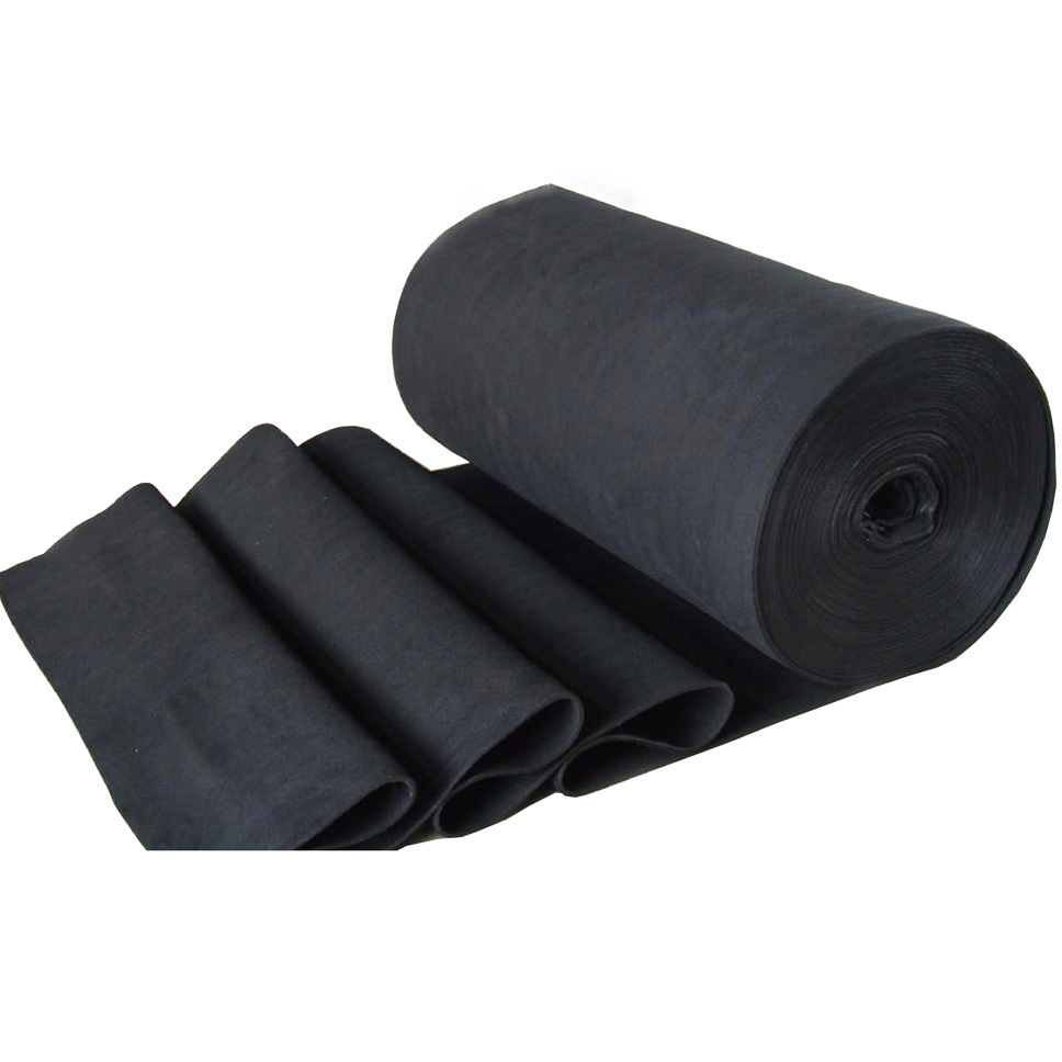 Factory Custom Carbon Fiber Fabric felt Pan Based Carbon Fiber Cloth Soft Graphite Felt for Inert gas furnaces