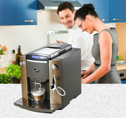 Home Office Use Auto Coffee Machine (Pink)